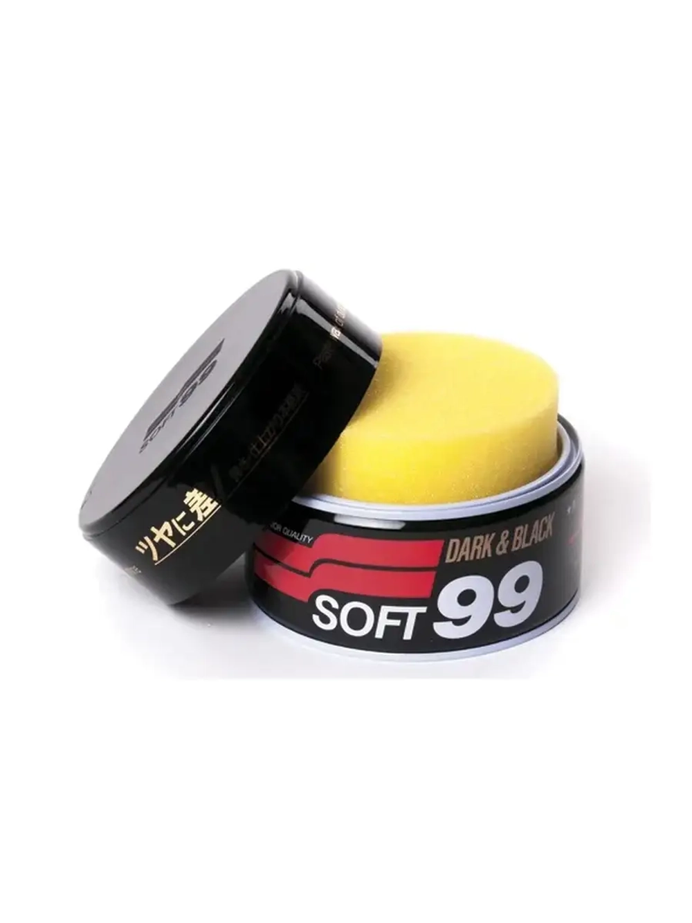 SOFT99 Полироль для кузова Soft Wax для темных, 300 гр