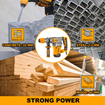 Перфоратор SDS-Plus INGCO RH150038 INDUSTRIAL 1500 Вт 5,5 Дж
