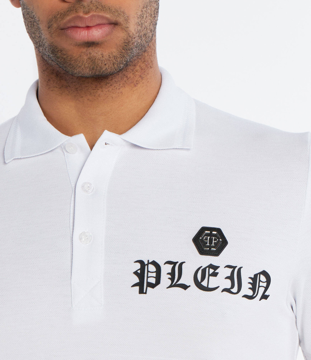 Поло Skull&Bones Philipp Plein - белый(MTK6886 PTE003N)