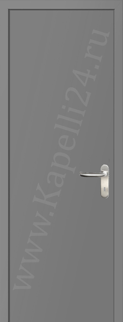 Дверь влагостойкая пластиковая KAPELLI multicolor ДГ RAL 9022 Жемчужный светло-серый + коробка