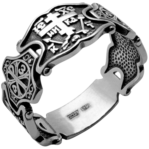 Кольцо из серебра/Чернение