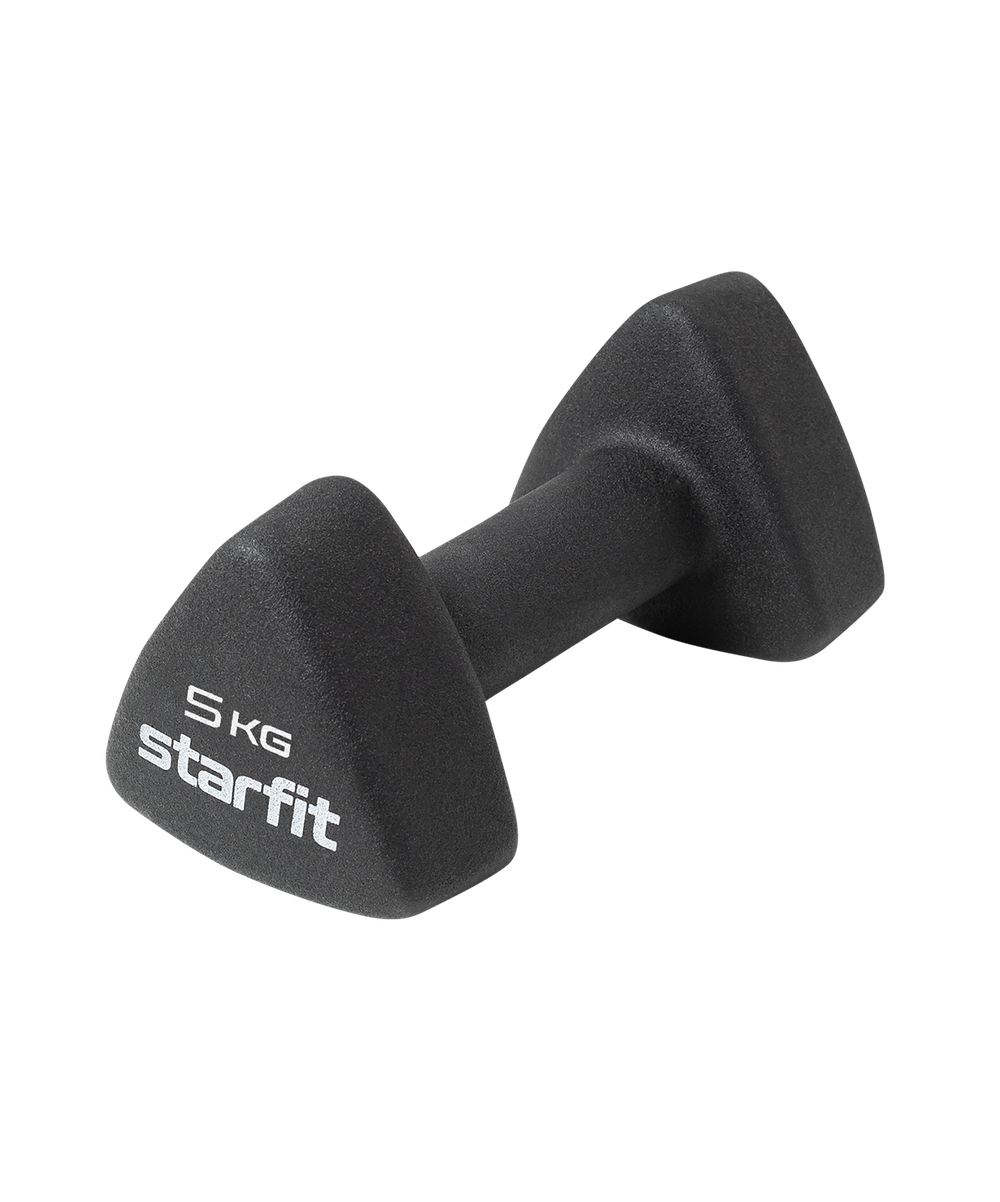 Гантель неопреновая STARFIT DB-205 5 кг, черный