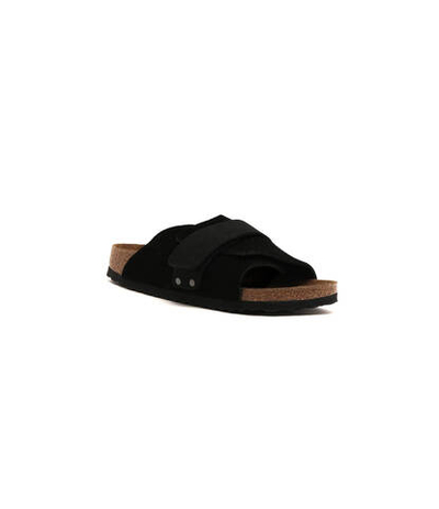 Шлепанцы кожаные kyoto vl Birkenstock - черный(1022566)
