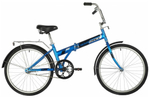 Велосипед складной Novatrack 24", синий