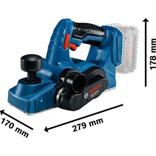 Аккумуляторный рубанок GHO 18 V-LI Professional BOSCH 06015A0300