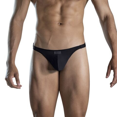 Черные сексуальные трусы-тонги Luxury Thong (Размер: L) (Цвет: черный)