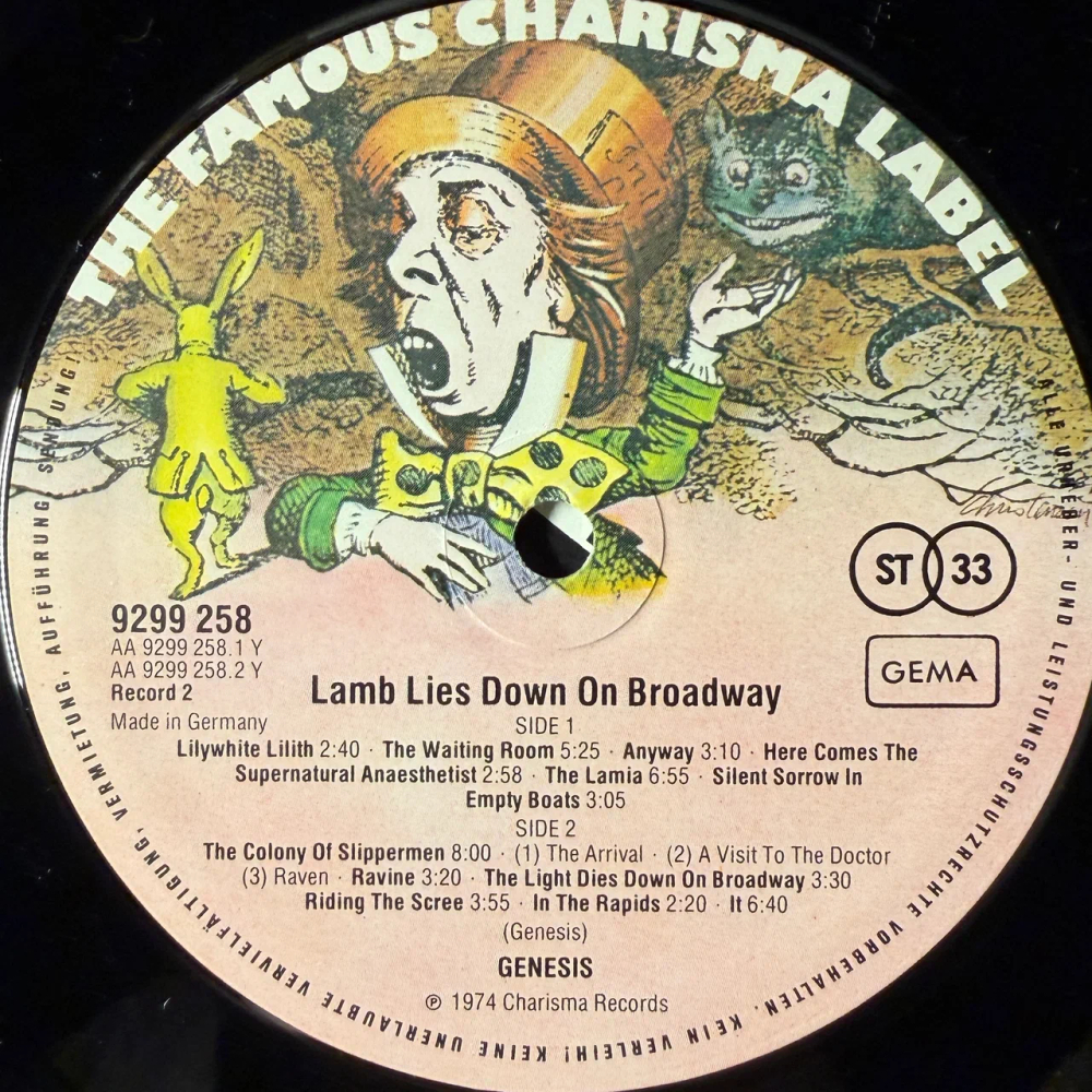 Genesis – The Lamb Lies Down On Broadway 2LP (Германия 1974г.)