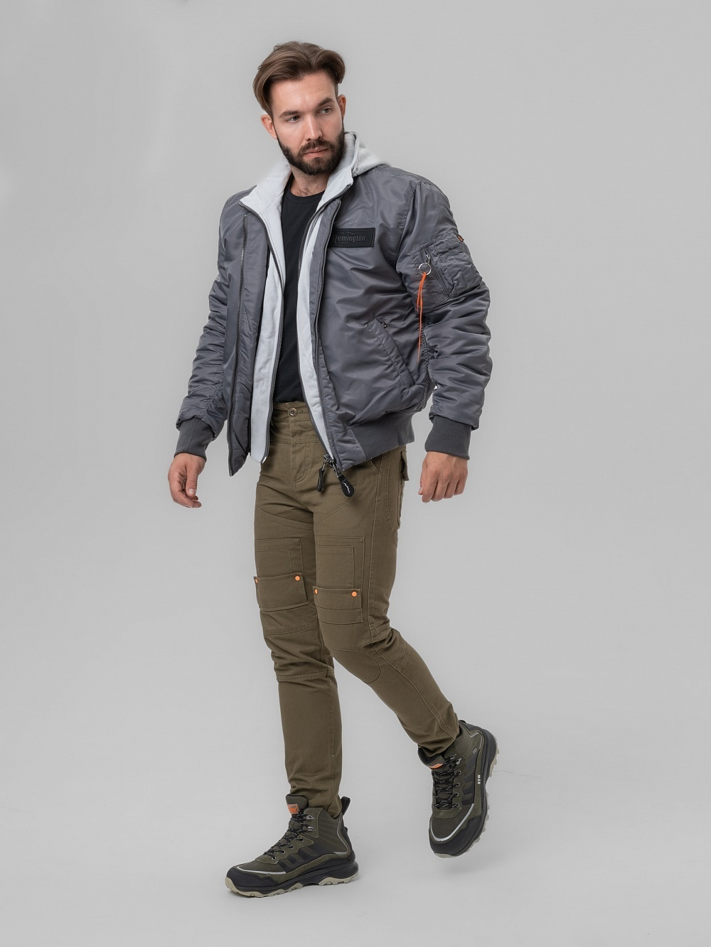 Куртка Бомбер Remington Wenham Gray р. XL