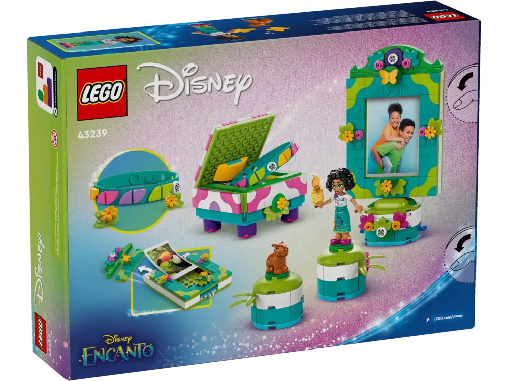 Конструктор LEGO Disney 43239 Фоторамка и шкатулка Мирабель