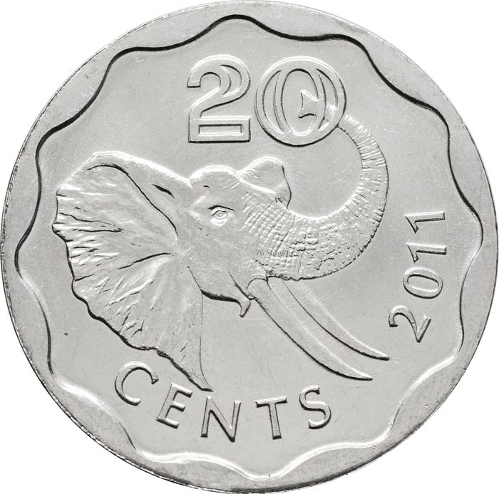 20 центов 2011 Свазиленд