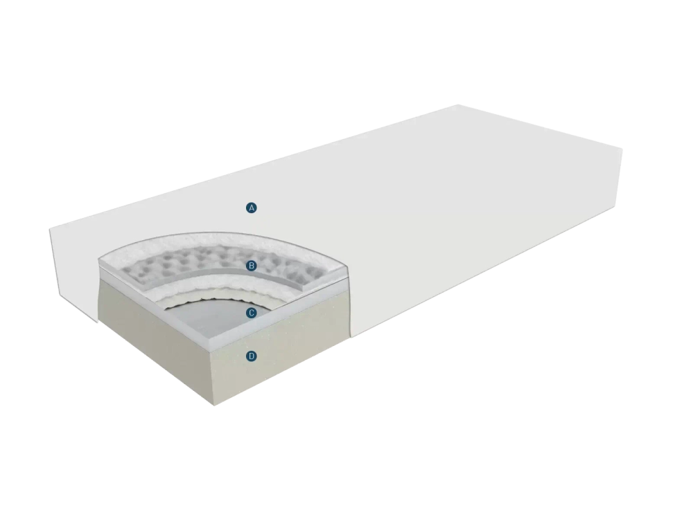 Матрас ортопедический 160x200x25 Magniflex Massaggio Deluxe