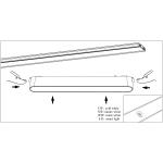 13001-9.3-001UR magnetic LED16W BK CCT+SMART Reluce Technical, LED
