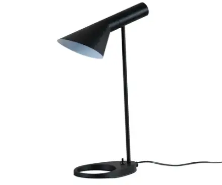 07033-1,19 Настольная лампа Сеул черная d30 h50 E27 1*40W. ТМ Kink Light