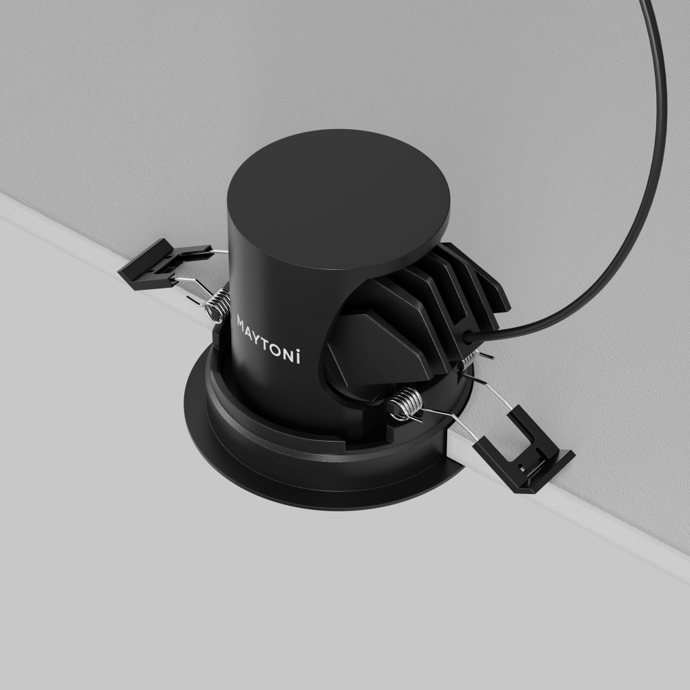 Встраиваемый светодиодный светильник Maytoni Focus LED mini DL127-8W4K-B