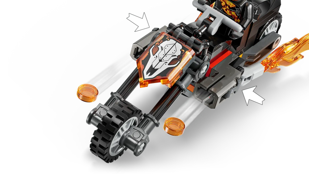 Конструктор LEGO Marvel 76335 Spider-Man vs. Ghost Rider Motorcycle