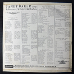 Janet Baker ‎– Sings Schumann, Schubert & Brahms (Англия 1966г.)