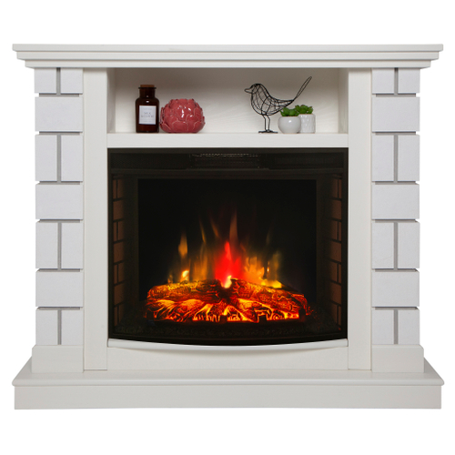 Каминокомплект Real Flame Edward WT с очагом Evrika 25,5