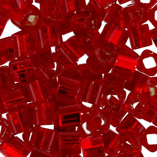 Бисер Toho Cube 3 мм, 25 г (5х5 г), 0025C красный