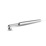 Уретральный стимулятор Sinner Curved Penis Plug - 9 см. (Цвет: серебристый)