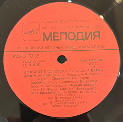 Виниловая пластинка Сборник – Парад - Hitparade (Мелодия) LP