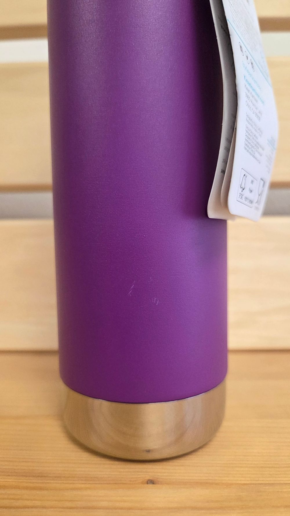 Детская термобутылка Klean Kanteen Insulated Kid Classic Narrow 12oz (355 мл) Sparkling Grape (вмятина на донышке)