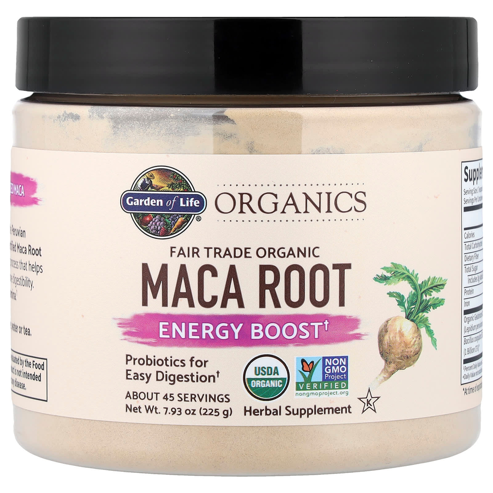 Garden of Life, MyKind Organics, корень органической маки со знаком этичной торговли, заряд энергии, 225 г (7,93 унции)