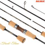 Спиннинг штекерный угольный 2 колена Akara Trout Time 602 UL