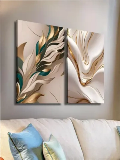 Картина Золотое дыхание природы, модульная 50x70см 2шт.