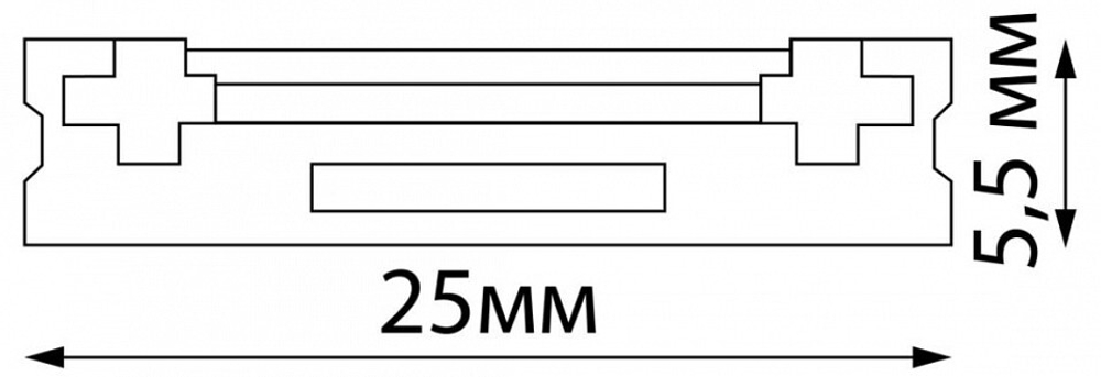 Трек накладной Novotech Smal 135194