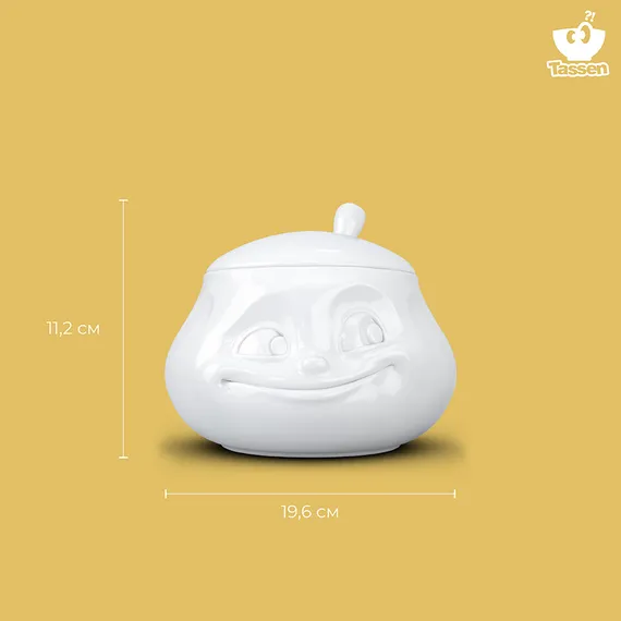 Сахарница Tassen Sweet 400 мл белая