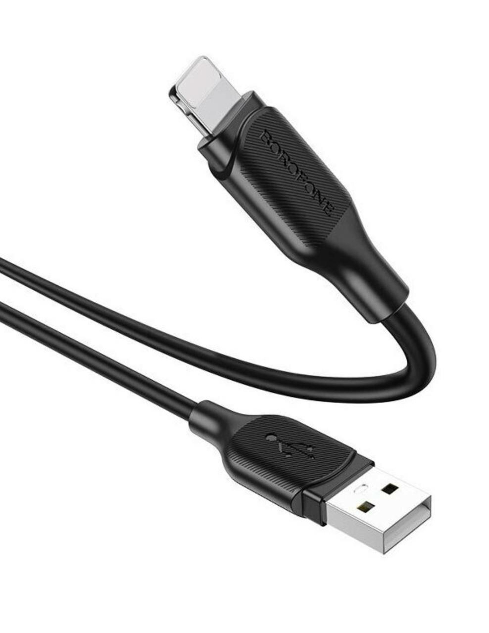 USB-кабель Borofone BX42, 1 метр для iPhone черный