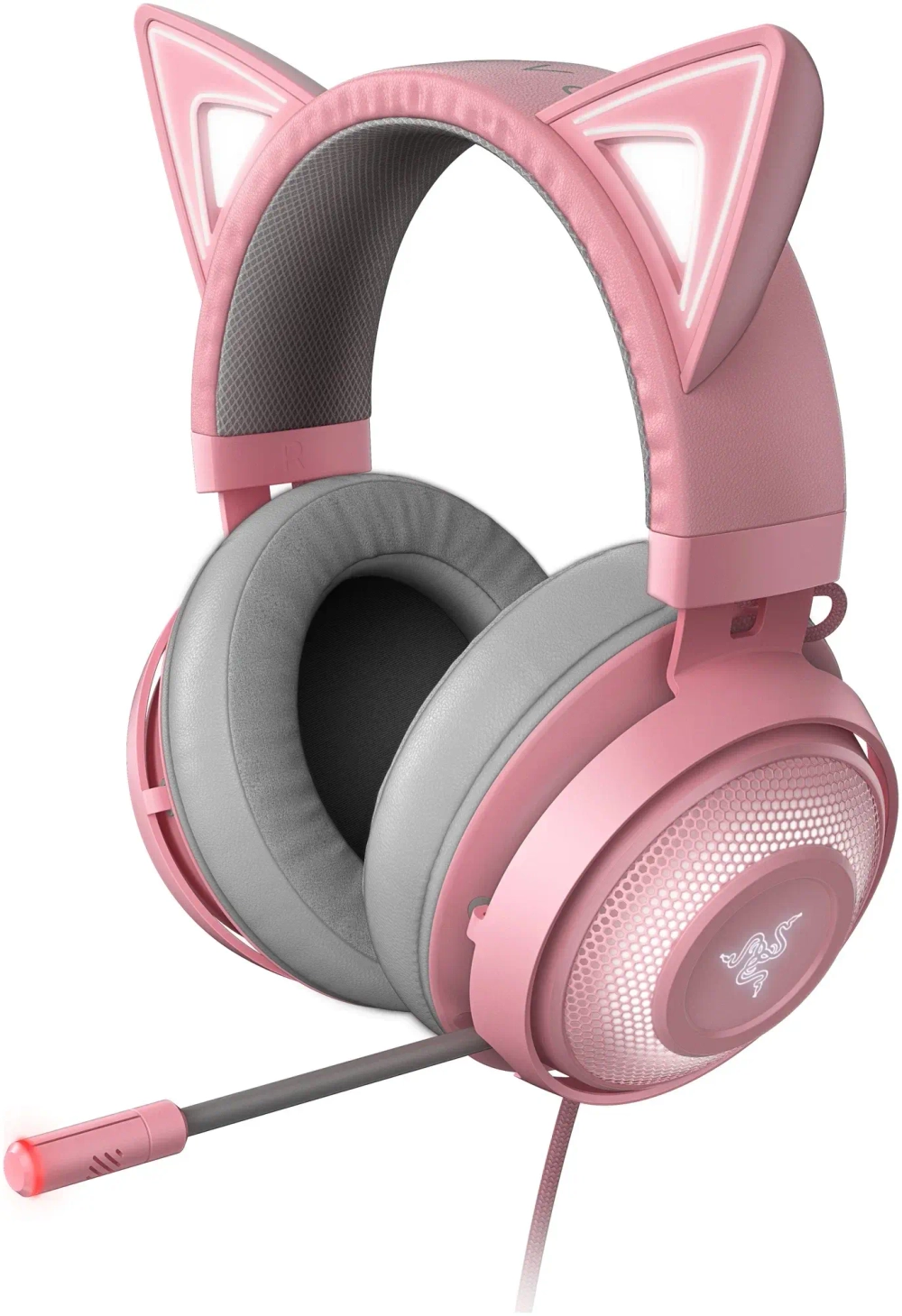 Проводные наушники Razer Kraken Kitty, Quartz (RZ04-02980200-R3M1)
