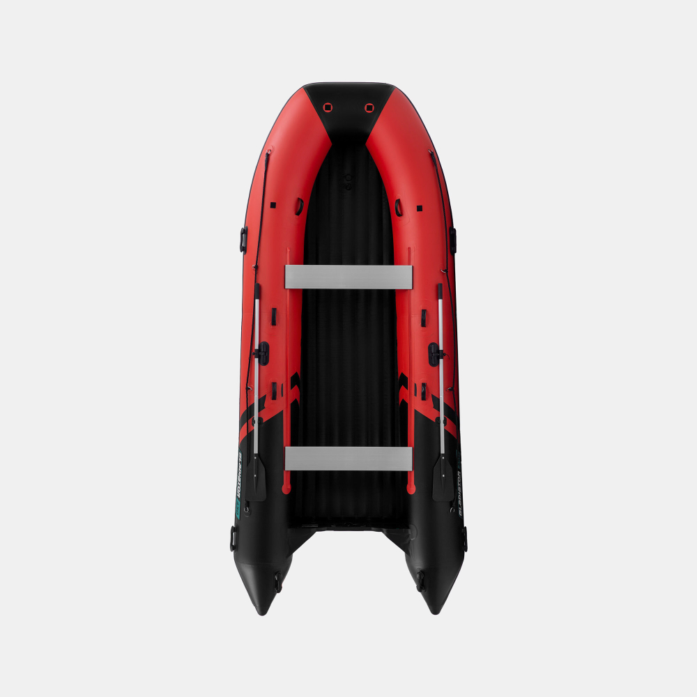 Надувная лодка (НДНД) GLADIATOR E450PRO красно-черный