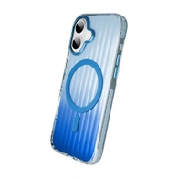 Чехол накладка iPhone 16 6.1" Gurdini Ocean Case (2) Transparent синий