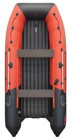 Лодка Таймень RX 3700 НДНД, 3700*1700*470 мм., цвет красный - черный