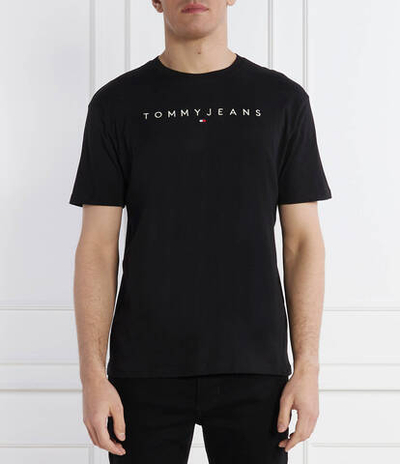 Футболка LINEAR LOGO TEE EXT Tommy Jeans - черный(DM0DM17993)
