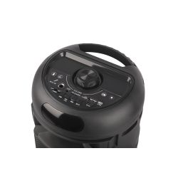 Портативная колонка Intro WZ810 bluetooth бумбокс беспроводная с микрофоном акустическая черная | Колонки