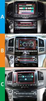 Установочный комплект для TOYOTA Land Cruiser 200 2007-2015 top  KUBERG KP-T1206FW-A