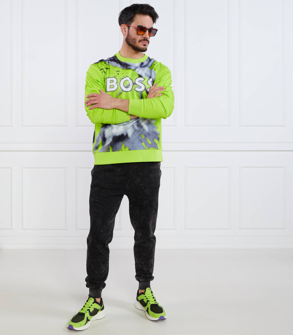 Худи Salbo Lotus BOSS GREEN - лимонный(50488803)