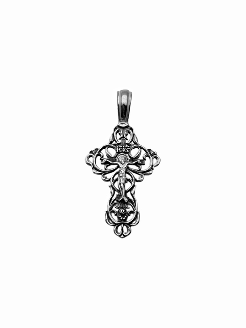 Крест из серебра/Чернение