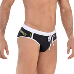 Черные стильные мужские плавки Serene Swimsuit Brief (Размер: M) (Цвет: черный)