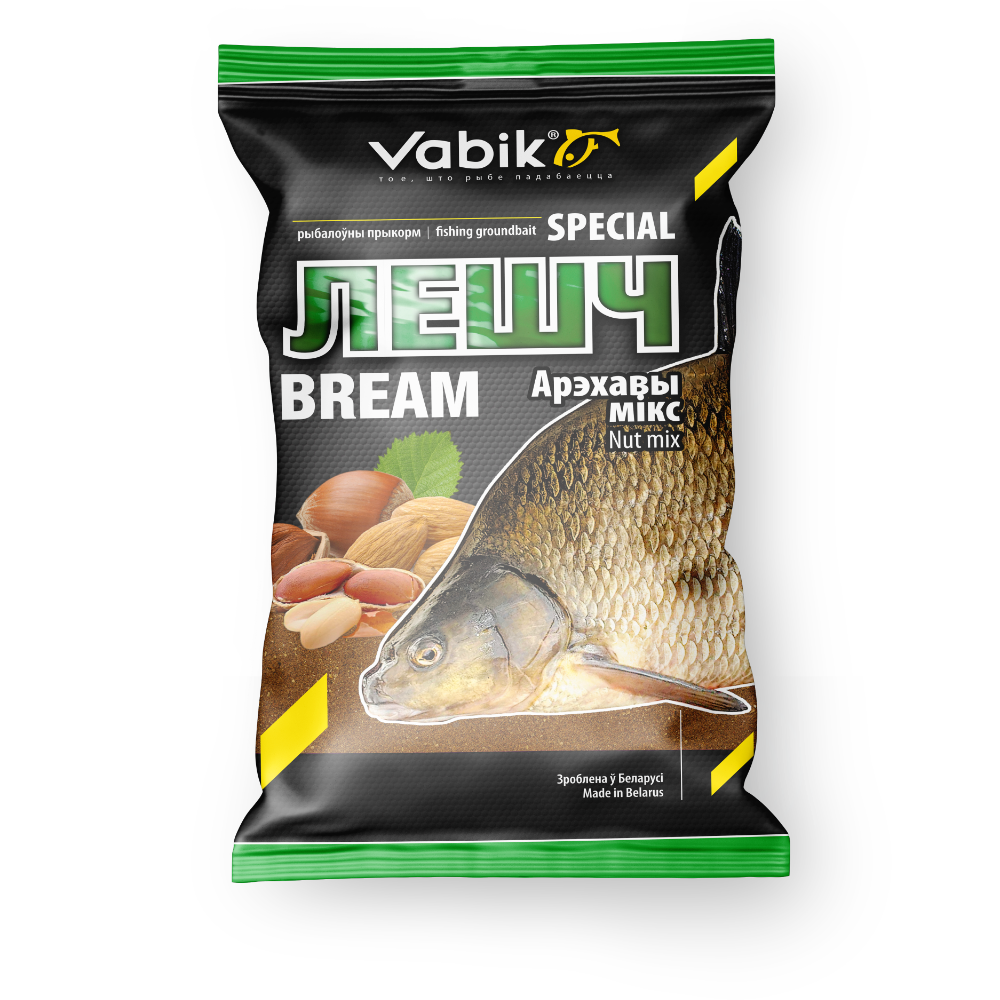 Прикормка Vabik Special Bream Nut "Лещ Ореховый Микс" (светлая), 1кг