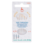 Иглы ручные с упрощенным вдеванием Easy Threading №4-8, 6шт, PONY 12851 (12351)