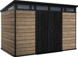 Keter Комплект для хранения: сарай "Pent 11x7" + шкаф "Horizontal Shed" 2020л (светло-коричневый) — фото 4