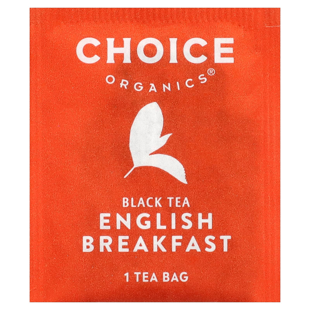 Choice Organics, Black Tea, English Breakfast, 16 чайных пакетиков, 32 г (1,12 унции)
