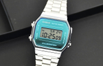 CASIO Women"s VINTAGE Series Blue Watch A168WEM-2