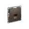 Розетка телефонная RJ11 Systeme Electric AtlasDesign Мокко ATN000681