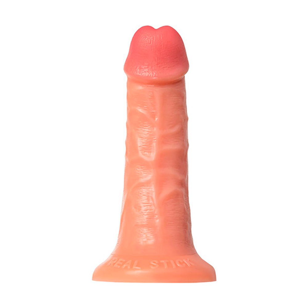 Телесный фаллоимитатор-реалистик 16см на присоске ToyFa RealStick Caliber 983006