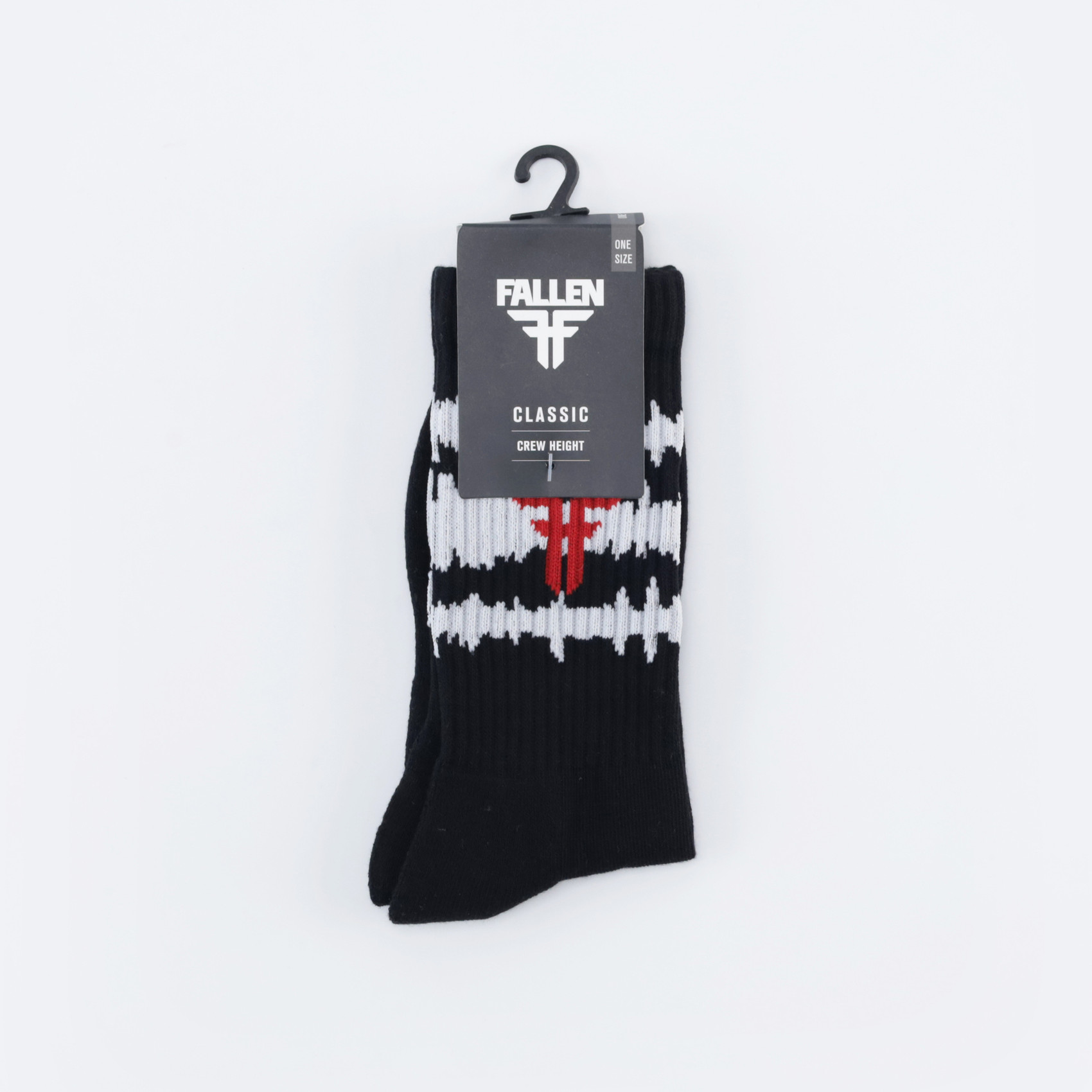 Носки Fallen Static Sock (black/white) артикул:FMJ1ME07 - купить в магазине Дайс