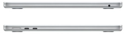 Ноутбук Apple MacBook Air A2681 M2 8 core 16Gb SSD256Gb/8 core GPU 13.6" Retina (2560x1664) macOS silver WiFi BT Cam (MC7V4HN/A)